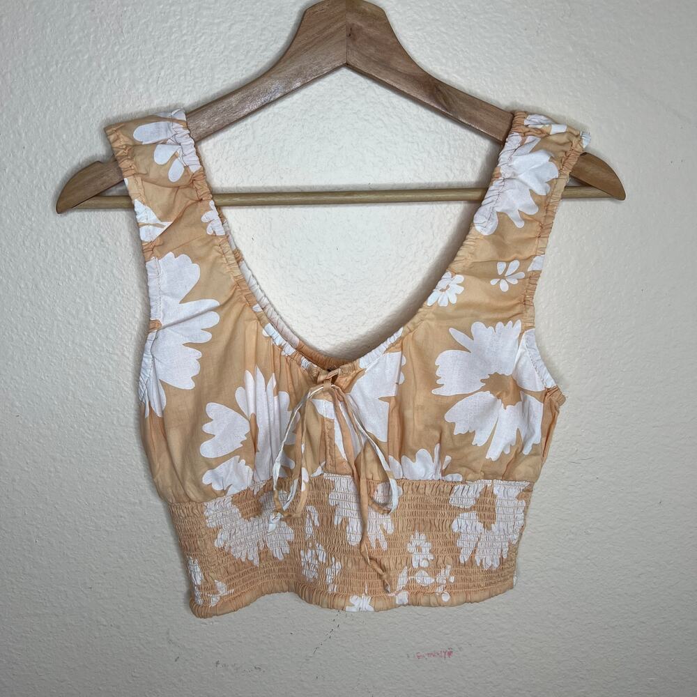 American Eagle Sherbert Cotton Cropped Tank Small
